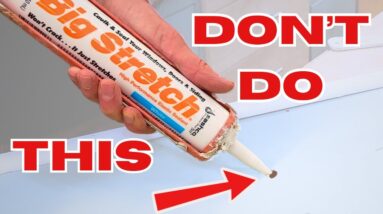 Never Fill Holes with Caulk - The Only Wood Fill You Need