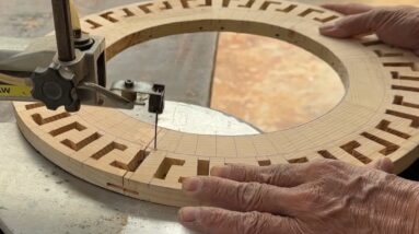 Unique Inspirational Wooden Wall Clock Project // Build A Giant Wristwatch