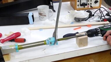 The telescoping screw that makes standing desks work