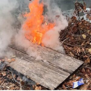 Rescue Wood From A Big Fire // Build A Large Dining Table From Discarded Burnt Wood