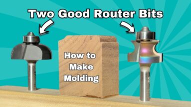 Make Molding with Router Bits and Build a Float Picture Frame