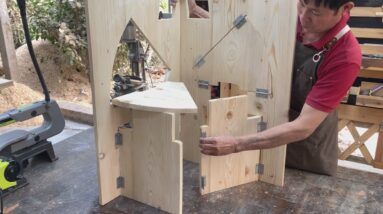 DIY Creative Woodworking Projects That Worked // How To Make A Folding Chair That Will Surprise You
