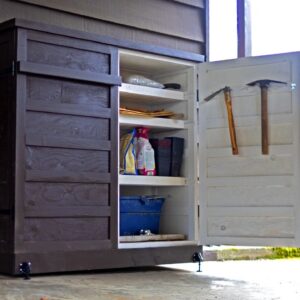 Making A Garden Storage Cabinet