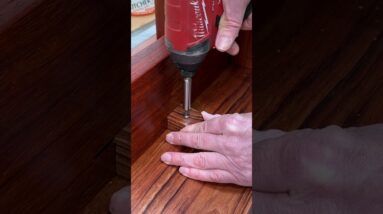 Wooden Clips to Attach Solid Wood Top / Woodworking Lesson