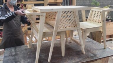 Are You Looking For This Furniture Design Idea // Space Saving Table And Chair Set Worth Learning