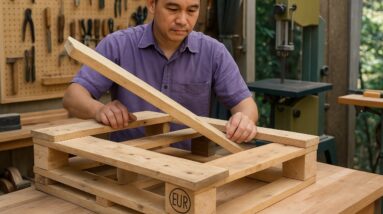 Top Ideas Using Pallets For Furniture // How To Make A Desk From Recycled Old Pallets