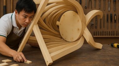 Handcrafted woodworking project // Coffee Table With Precise Jointing, Solid Aesthetics
