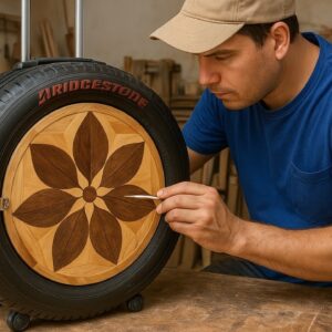 How To Make A Suitcase From Tires And Recycled Wood // Inspiring Creative Ideas