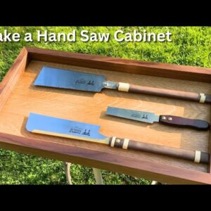 Build a Display Cabinet for My Temple Tool Co. Hand Saws | Easy Shop Project