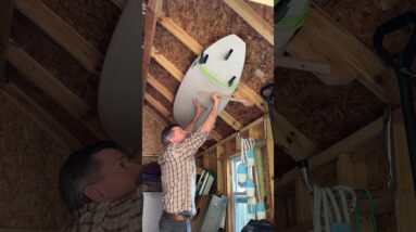 Make a Surf Board Storage Rack