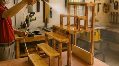 Smart Creative Ideas From Recycled Pallet Wood // How To Make A Useful Ladder Chair For Every Family