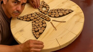 Unique And Effective Wood Recycling Ideas // DIY Rustic Coffee Table Standard Garden Style
