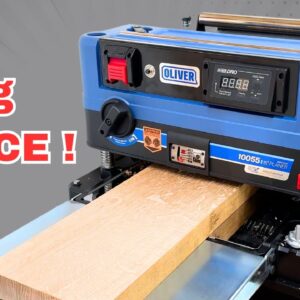 Oliver 10055 15" Bench Top Planer - Let's Plane a few Boards
