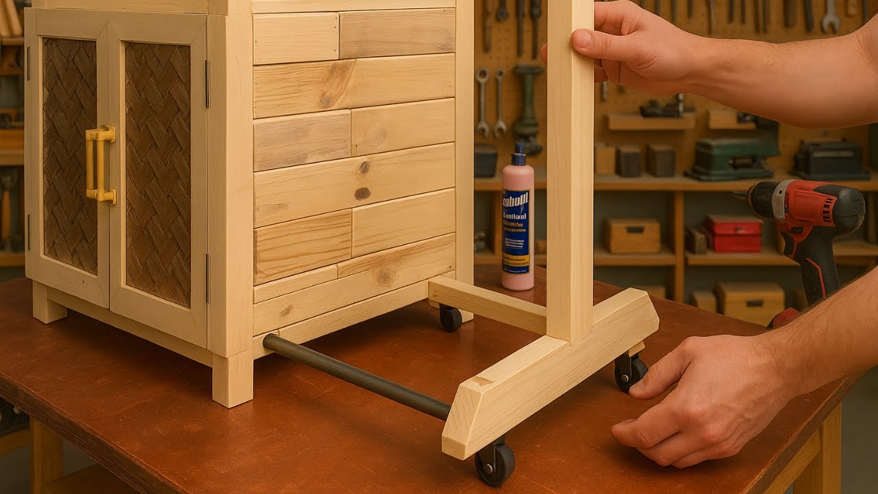 Useful Creative Woodworking Design Ideas // DIY Storage Cabinet With ...