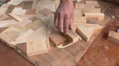 Easy And Extremely Useful Way To Recycle Wood // Make A Unique Coffee Table In Your Own Style