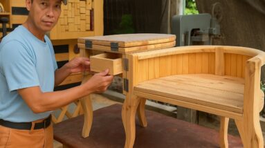 Creative Wood Design Ideas Of Craftsmen // How To Make Useful Smart Tables And Chairs
