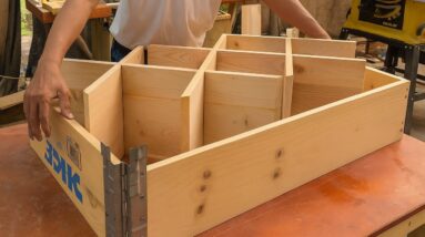 DIY Home Furniture Ideas From Recycled Wood Pallets // Design A Unique And Useful TV Shelf