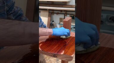 That first coat of Waterlox wood finish