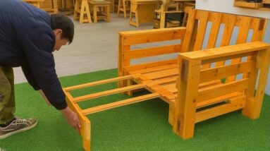 Great DIY Ideas From Recycled Wooden Pallets  Super Smart Creative Furniture From Wooden Pallets
