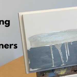 Landscape Oil Painting / Mixing Color and getting Started