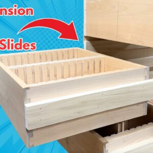 Make Wooden Drawer Slides / Easy to Make and Install