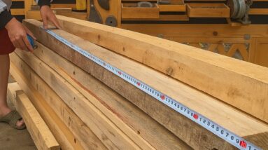 Useful Ideas From Recycled Pallet Wood // How To Make A Unique Sturdy Bench For Your Garden