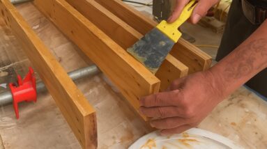 Woodworking Ideas To Satisfy Your DIY Passion // How To Make A Wine Rack From Used Pallet Wood