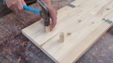 Simple And Easy Wooden Furniture Ideas // How To Make A Super Fast And Convenient Folding Chair