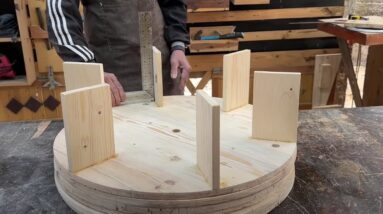Woodworking Ideas For Home From Recycled Wood // How To Make A Beautiful Modern Utility Shoe Cabinet