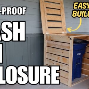 Hide Your Trash Can From View--and from Scavengers | Simple DIY Build