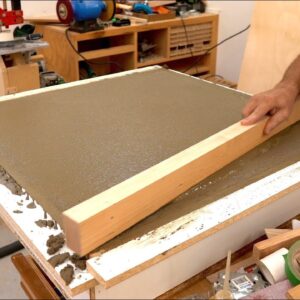 In The Beginning There Was Concrete... 200lbs - CNC Mill Build Part 1