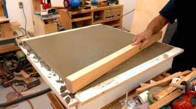 In The Beginning There Was Concrete... 200lbs - CNC Mill Build Part 1