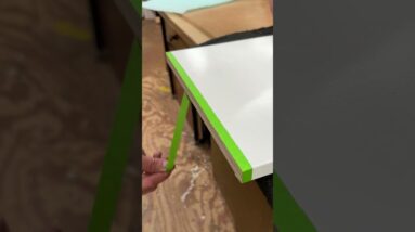 Painter’s Tape Pro Tip - Tape the Cut to Prevent Chipping and Tear-Out