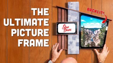 Probably the fanciest picture frame you'll ever see.