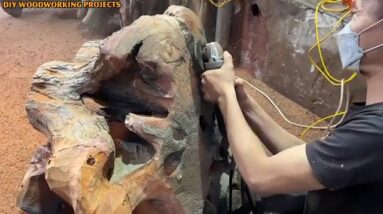 Practical Rustic Ideas From Dry Tree Stumps // How To Make Unique Outdoor Tables DIY
