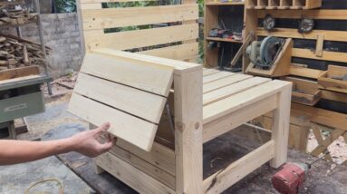 DIY Creative Recycling Ideas From Wooden Pallets // Smart Pallet Interior Design