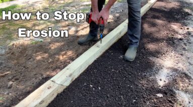 Erosion - Trying to control Water with Water Bars
