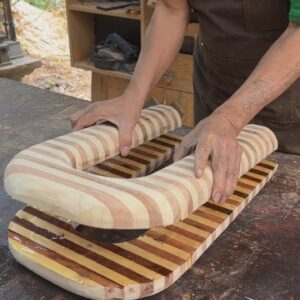 Creative Thinking To Create Homemade Wooden Furniture // The Element Of Surprise Makes A Masterpiece