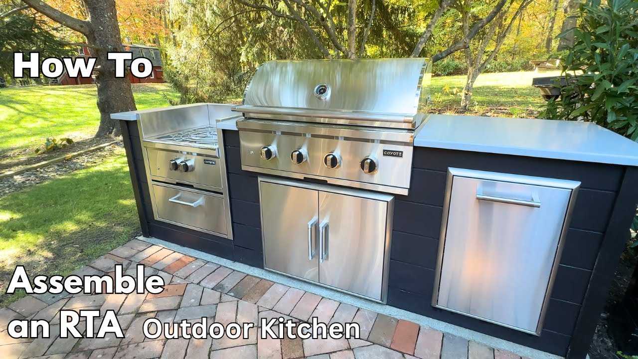How To Set Up Install An Rta Outdoor Kitchen