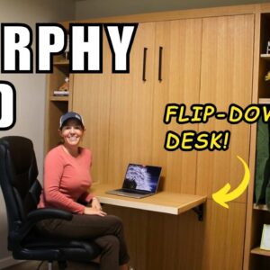 I Built the Best Murphy Bed--with a Folding Desk!