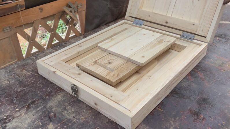 Bright Woodworking Plans For Future Picnics // How To Make A Folding Table And Chairs Like A Vanilla