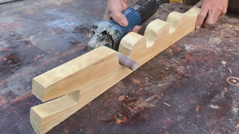 Unique Creative Woodworking Projects // How To Make A Height Adjustable Chair