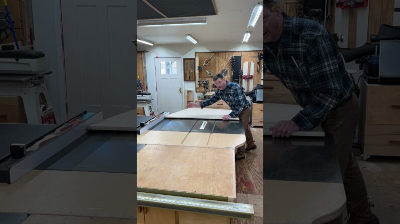 How to break down plywood - Cutting Full Sheets With a Table Saw