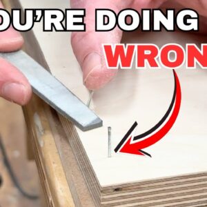 Pull or Cut? The Best Way to Deal With Stubborn Brad Nails