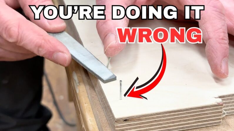 Pull or Cut? The Best Way to Deal With Stubborn Brad Nails