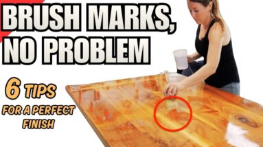 Wood Finishing Tips + Goof-Proof Polyurethane