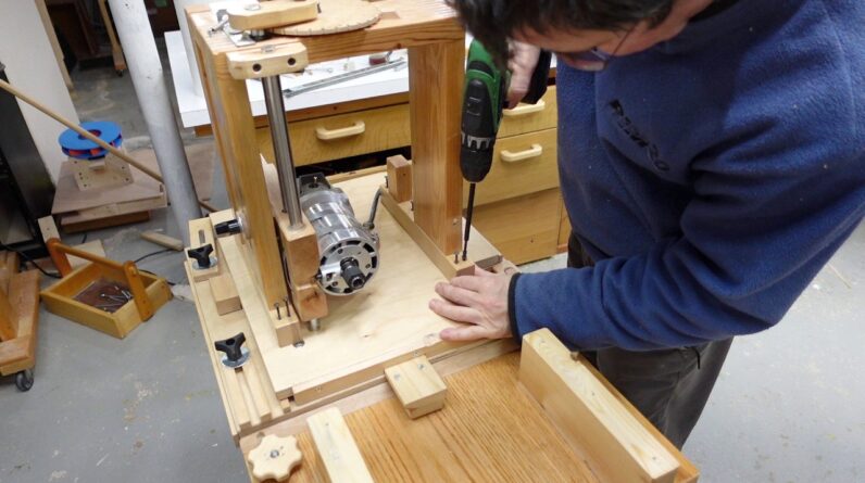 Homemade slot mortiser after 17 years