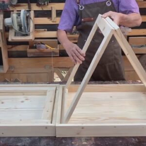 DIY Ideas For Practical Camping Equipment From Recycled Wood // Sharing How To Make It For Everyone