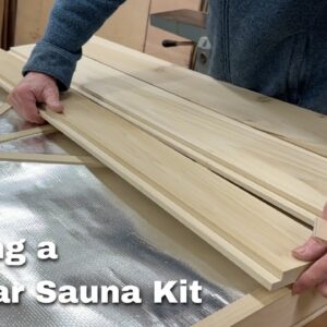 Build a DIY Sauna Kit | Modular Basement Sauna Wall, Insulation & Vapor Barrier
