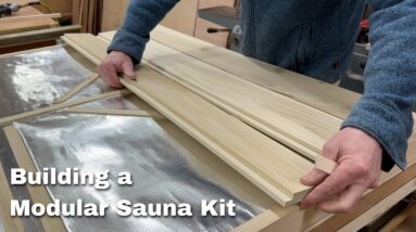 Build a DIY Sauna Kit | Modular Basement Sauna Wall, Insulation & Vapor Barrier